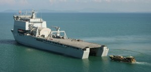 Choules conducts first amphibious exercises 